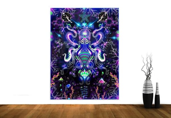 Tapestry - Electric octopus
